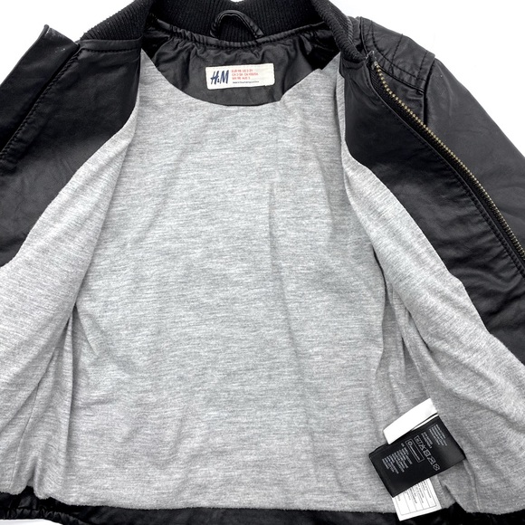 Kids faux leather jacket - Picture 2 of 5